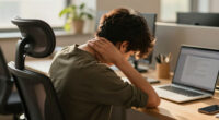 Three Of The Best Exercises For Tech Neck—and You Can Do Them All At Your Desk